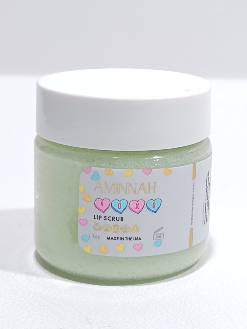 AMINNAH XOXO LIP SCRUM 1oz NEW